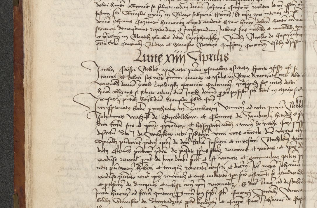 Zdjęcie nr 98 dla obiektu archiwalnego: [Acta actorum vicarialia coram Johanne de Slupcza]