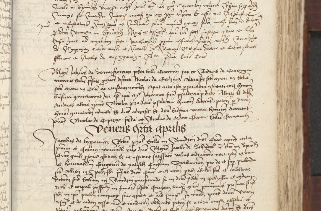 Zdjęcie nr 97 dla obiektu archiwalnego: [Acta actorum vicarialia coram Johanne de Slupcza]