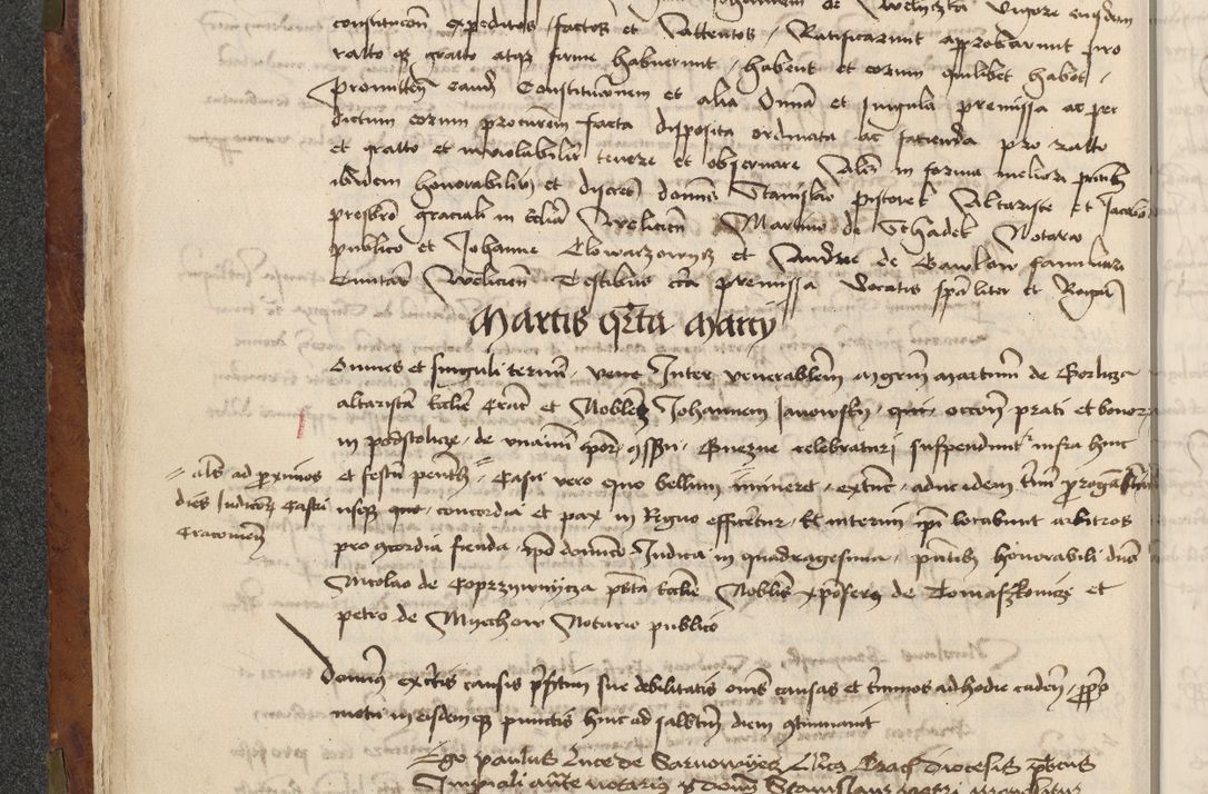 Zdjęcie nr 92 dla obiektu archiwalnego: [Acta actorum vicarialia coram Johanne de Slupcza]