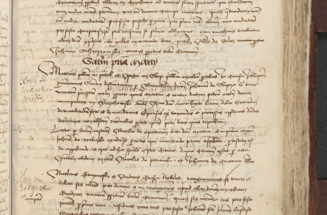 Zdjęcie nr 91 dla obiektu archiwalnego: [Acta actorum vicarialia coram Johanne de Slupcza]