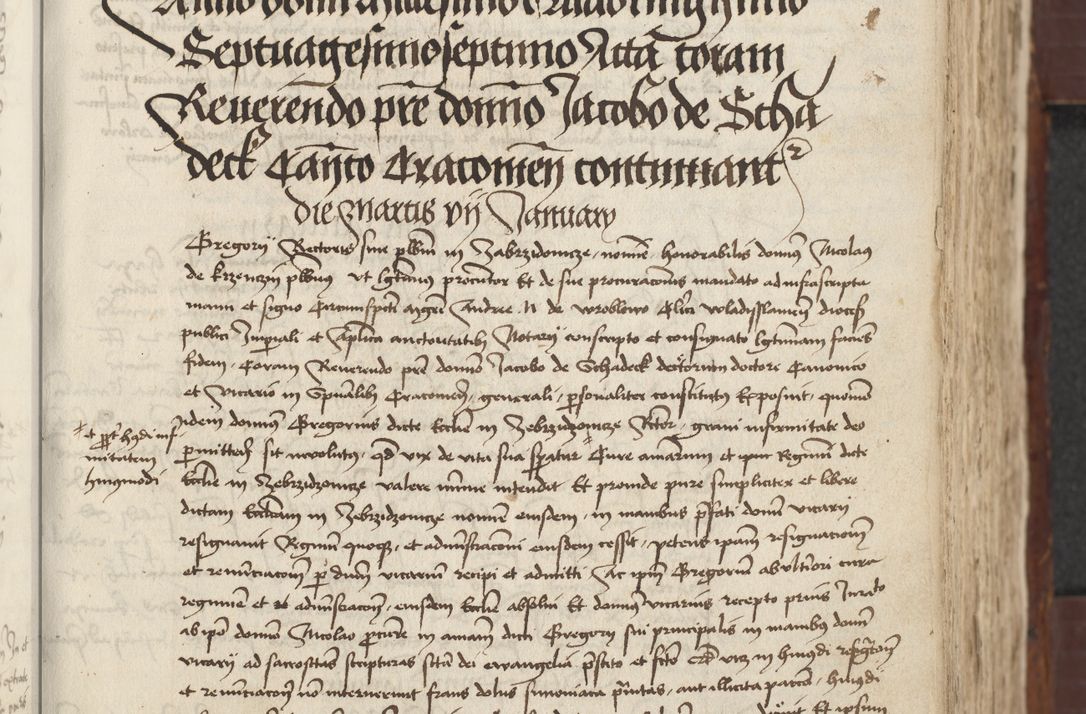 Zdjęcie nr 79 dla obiektu archiwalnego: [Acta actorum vicarialia coram Johanne de Slupcza]