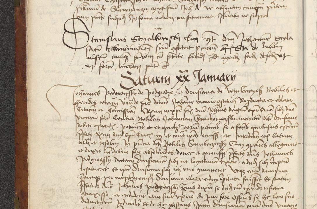 Zdjęcie nr 20 dla obiektu archiwalnego: [Acta actorum vicarialia coram Johanne de Slupcza]