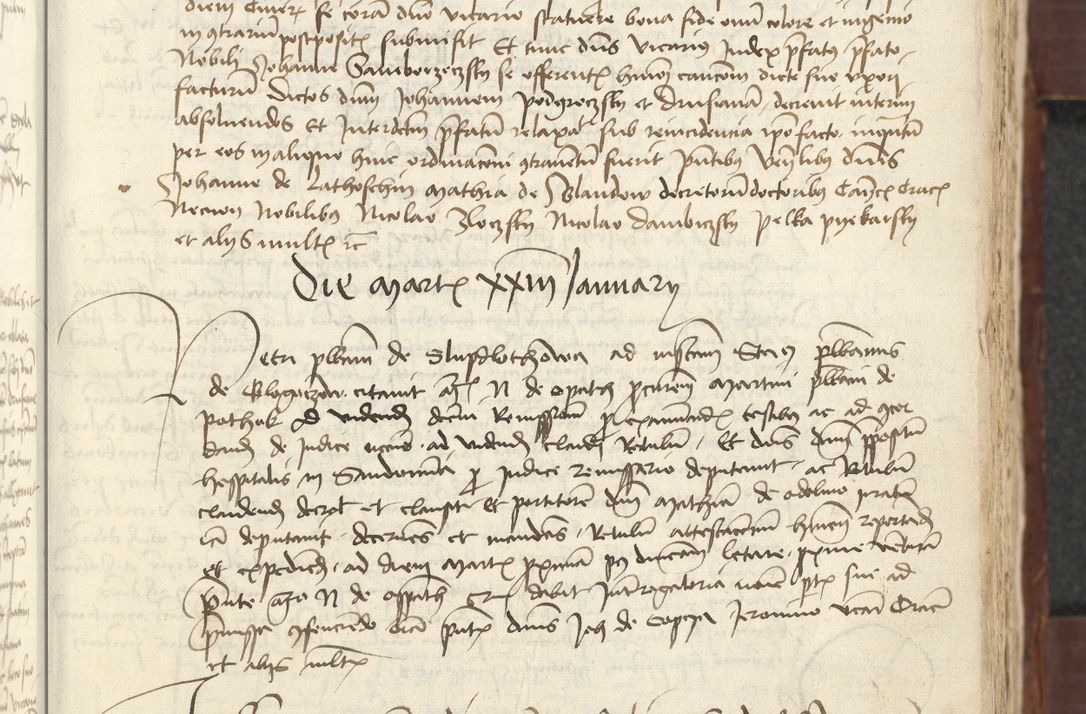 Zdjęcie nr 21 dla obiektu archiwalnego: [Acta actorum vicarialia coram Johanne de Slupcza]