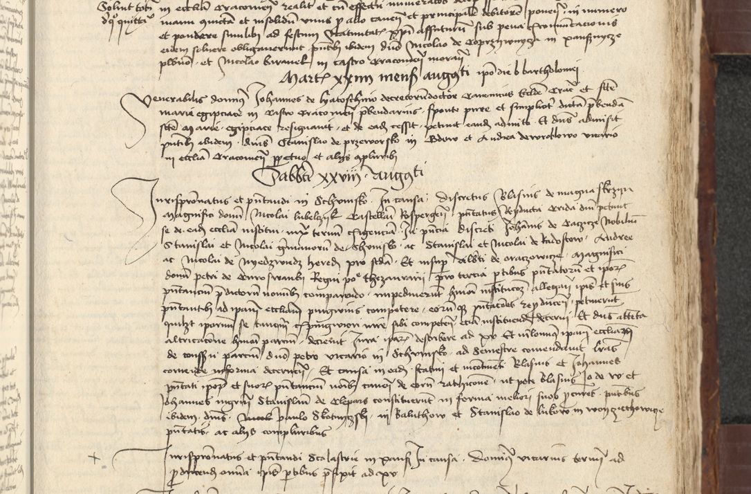 Zdjęcie nr 373 dla obiektu archiwalnego: [Acta actorum vicarialia coram Johanne de Slupcza]