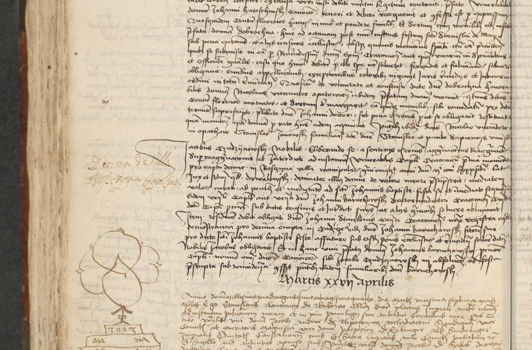 Zdjęcie nr 366 dla obiektu archiwalnego: [Acta actorum vicarialia coram Johanne de Slupcza]