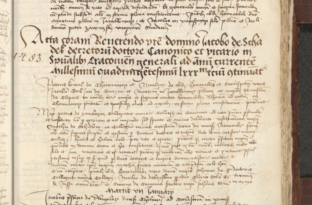 Zdjęcie nr 321 dla obiektu archiwalnego: [Acta actorum vicarialia coram Johanne de Slupcza]