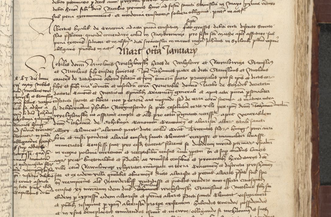 Zdjęcie nr 287 dla obiektu archiwalnego: [Acta actorum vicarialia coram Johanne de Slupcza]