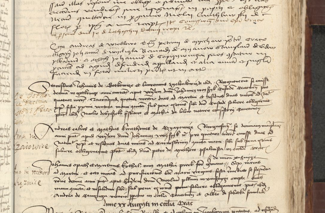 Zdjęcie nr 269 dla obiektu archiwalnego: [Acta actorum vicarialia coram Johanne de Slupcza]