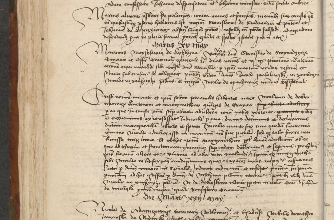 Zdjęcie nr 254 dla obiektu archiwalnego: [Acta actorum vicarialia coram Johanne de Slupcza]