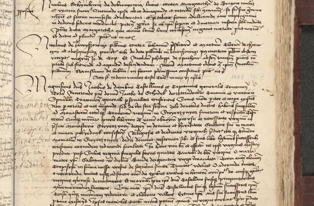 Zdjęcie nr 249 dla obiektu archiwalnego: [Acta actorum vicarialia coram Johanne de Slupcza]