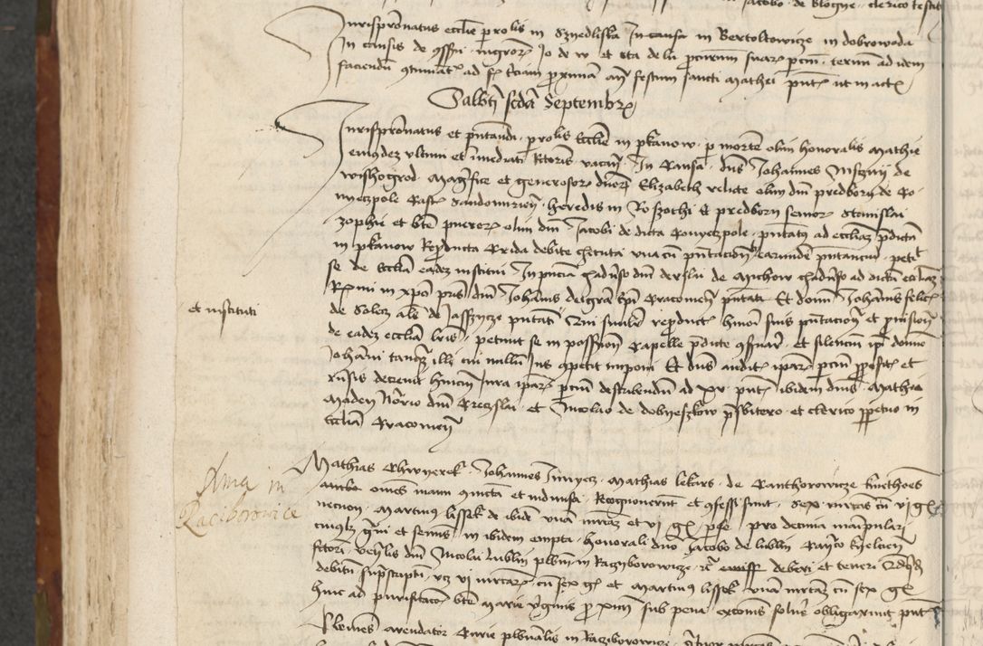 Zdjęcie nr 222 dla obiektu archiwalnego: [Acta actorum vicarialia coram Johanne de Slupcza]