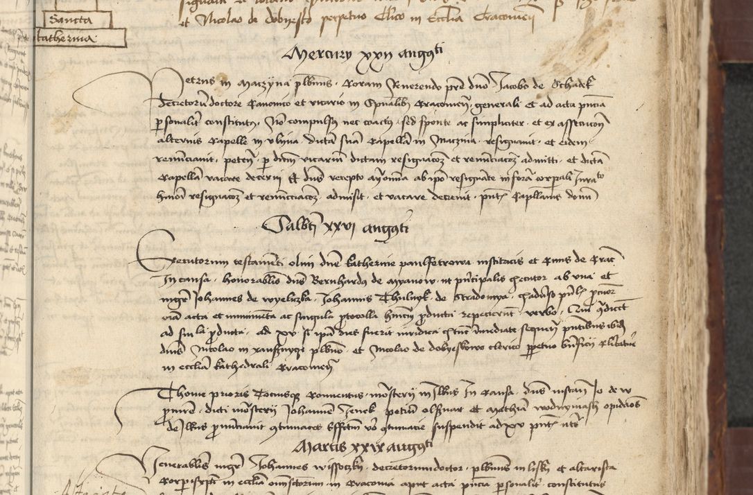 Zdjęcie nr 221 dla obiektu archiwalnego: [Acta actorum vicarialia coram Johanne de Slupcza]