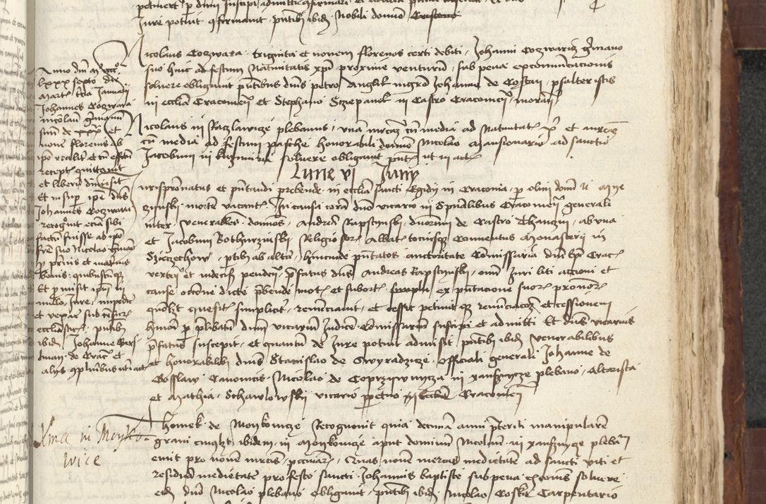 Zdjęcie nr 405 dla obiektu archiwalnego: [Acta actorum vicarialia coram Johanne de Slupcza]