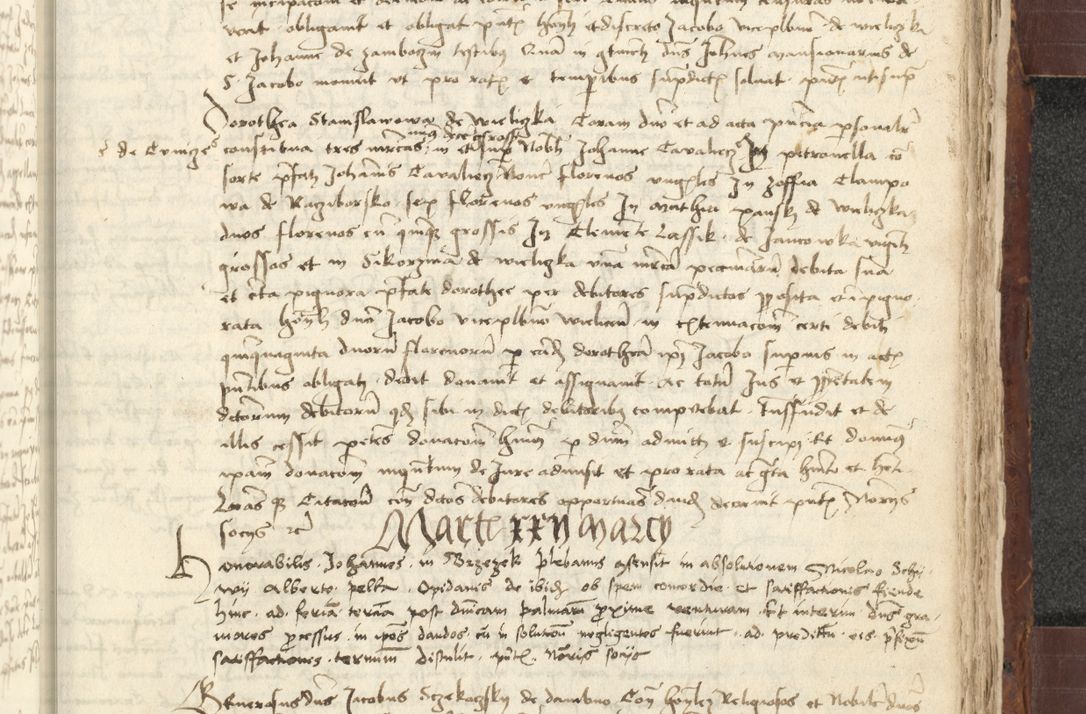 Zdjęcie nr 559 dla obiektu archiwalnego: [Acta actorum vicarialia coram Johanne de Slupcza]