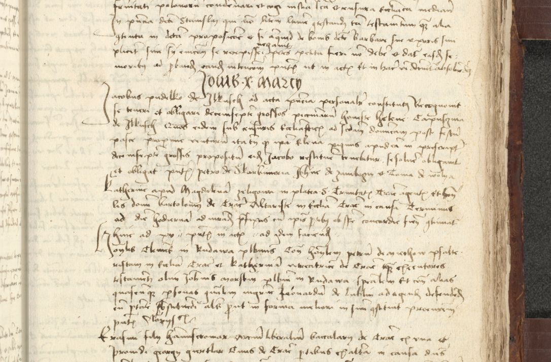 Zdjęcie nr 553 dla obiektu archiwalnego: [Acta actorum vicarialia coram Johanne de Slupcza]