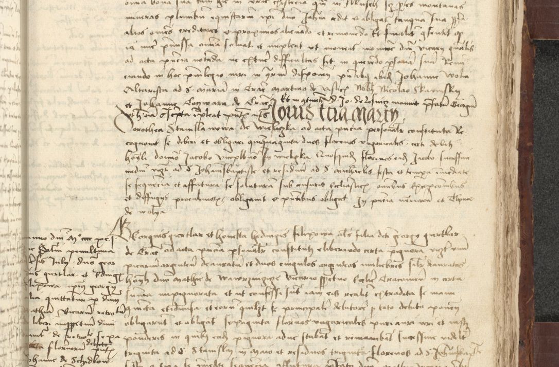 Zdjęcie nr 549 dla obiektu archiwalnego: [Acta actorum vicarialia coram Johanne de Slupcza]