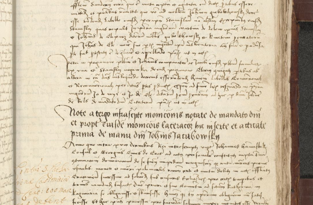 Zdjęcie nr 543 dla obiektu archiwalnego: [Acta actorum vicarialia coram Johanne de Slupcza]