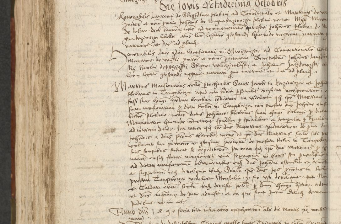 Zdjęcie nr 500 dla obiektu archiwalnego: [Acta actorum vicarialia coram Johanne de Slupcza]