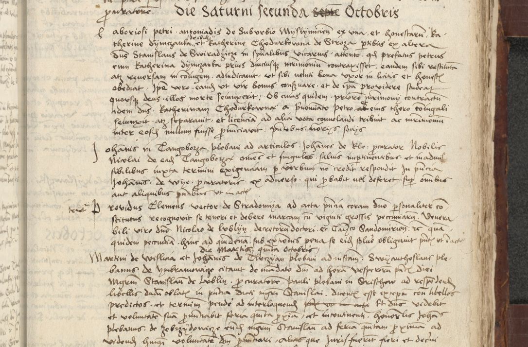 Zdjęcie nr 497 dla obiektu archiwalnego: [Acta actorum vicarialia coram Johanne de Slupcza]