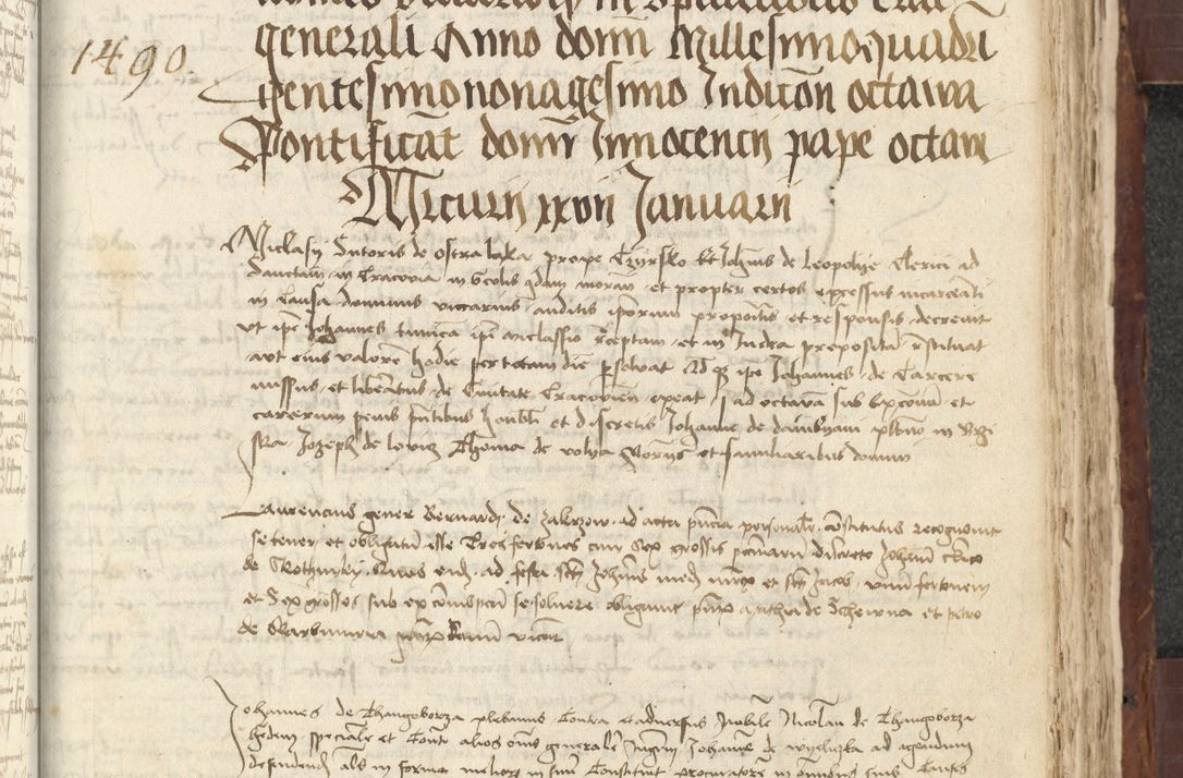 Zdjęcie nr 447 dla obiektu archiwalnego: [Acta actorum vicarialia coram Johanne de Slupcza]