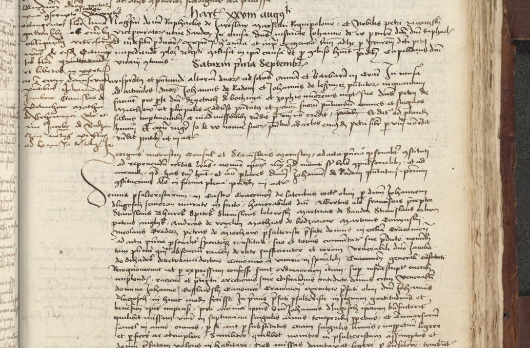 Zdjęcie nr 445 dla obiektu archiwalnego: [Acta actorum vicarialia coram Johanne de Slupcza]