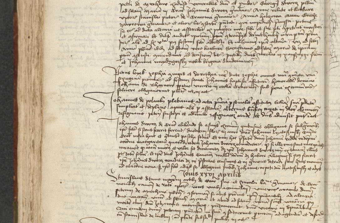 Zdjęcie nr 436 dla obiektu archiwalnego: [Acta actorum vicarialia coram Johanne de Slupcza]