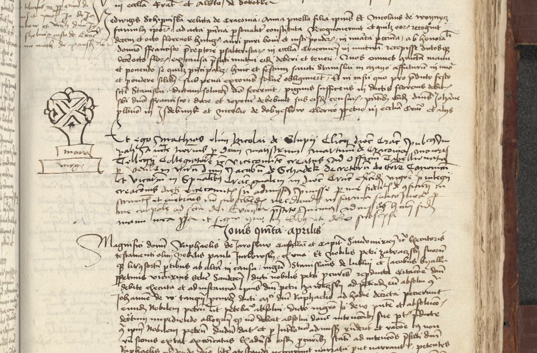 Zdjęcie nr 435 dla obiektu archiwalnego: [Acta actorum vicarialia coram Johanne de Slupcza]