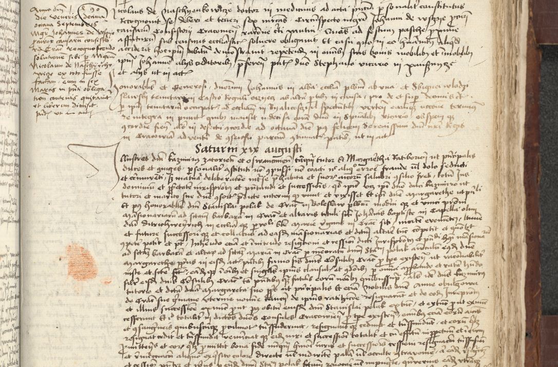 Zdjęcie nr 427 dla obiektu archiwalnego: [Acta actorum vicarialia coram Johanne de Slupcza]