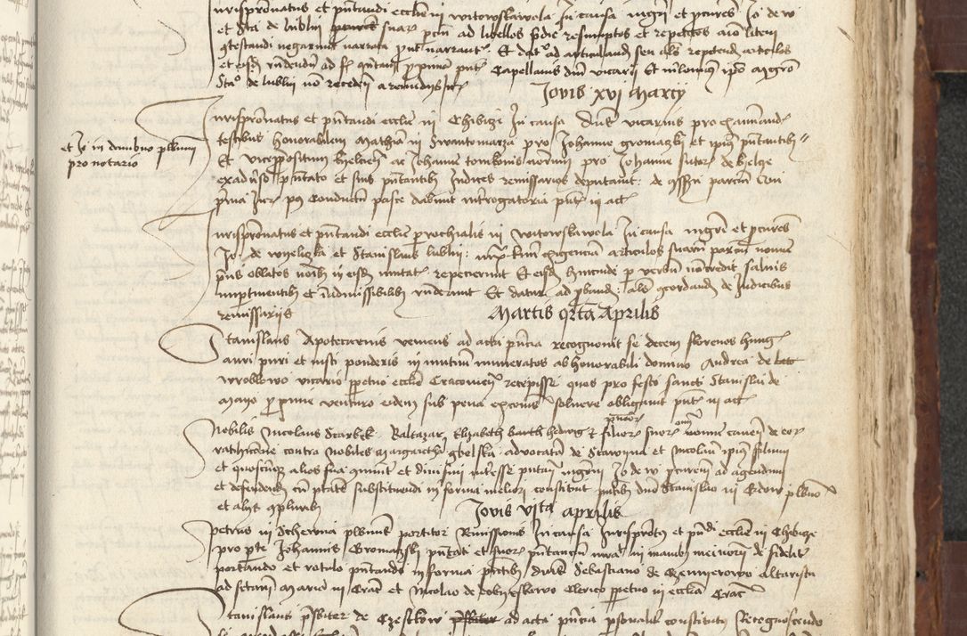 Zdjęcie nr 417 dla obiektu archiwalnego: [Acta actorum vicarialia coram Johanne de Slupcza]