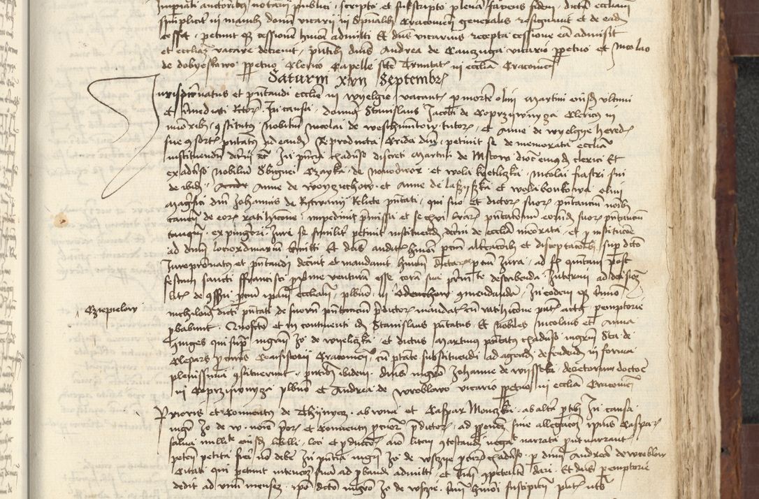 Zdjęcie nr 411 dla obiektu archiwalnego: [Acta actorum vicarialia coram Johanne de Slupcza]