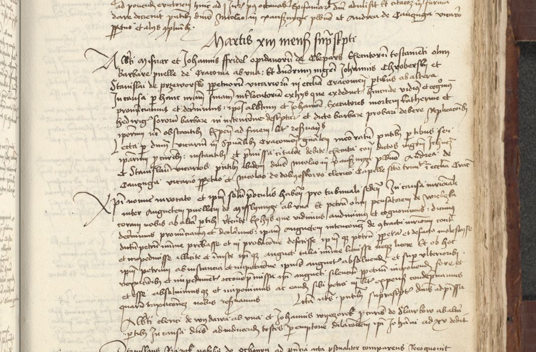 Zdjęcie nr 413 dla obiektu archiwalnego: [Acta actorum vicarialia coram Johanne de Slupcza]