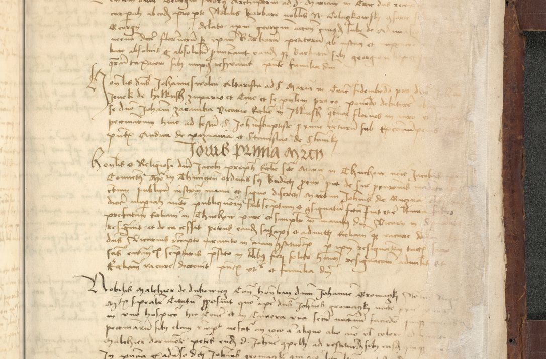 Zdjęcie nr 699 dla obiektu archiwalnego: [Acta actorum vicarialia coram Johanne de Slupcza]