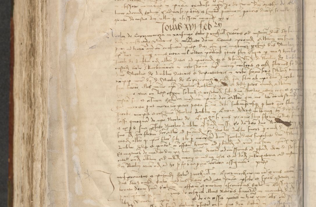 Zdjęcie nr 692 dla obiektu archiwalnego: [Acta actorum vicarialia coram Johanne de Slupcza]