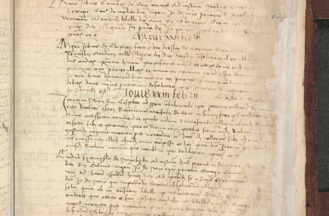 Zdjęcie nr 693 dla obiektu archiwalnego: [Acta actorum vicarialia coram Johanne de Slupcza]