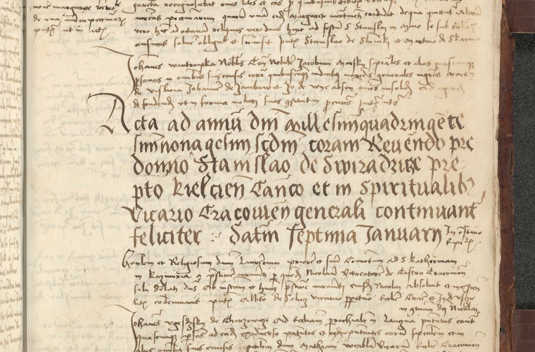 Zdjęcie nr 675 dla obiektu archiwalnego: [Acta actorum vicarialia coram Johanne de Slupcza]