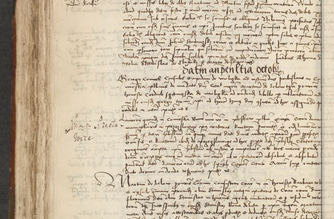 Zdjęcie nr 652 dla obiektu archiwalnego: [Acta actorum vicarialia coram Johanne de Slupcza]