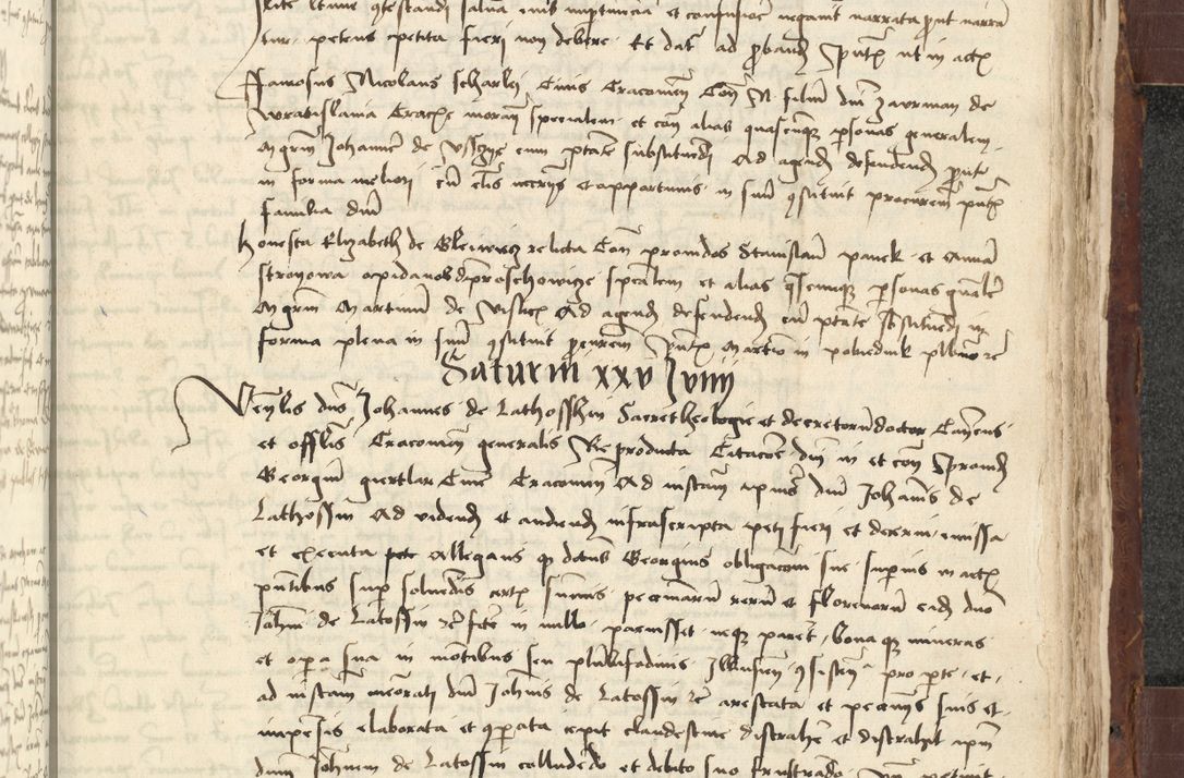 Zdjęcie nr 599 dla obiektu archiwalnego: [Acta actorum vicarialia coram Johanne de Slupcza]