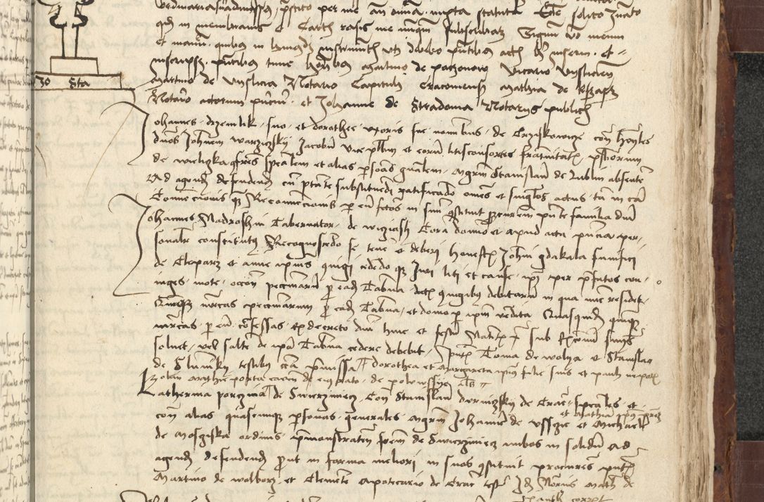 Zdjęcie nr 595 dla obiektu archiwalnego: [Acta actorum vicarialia coram Johanne de Slupcza]