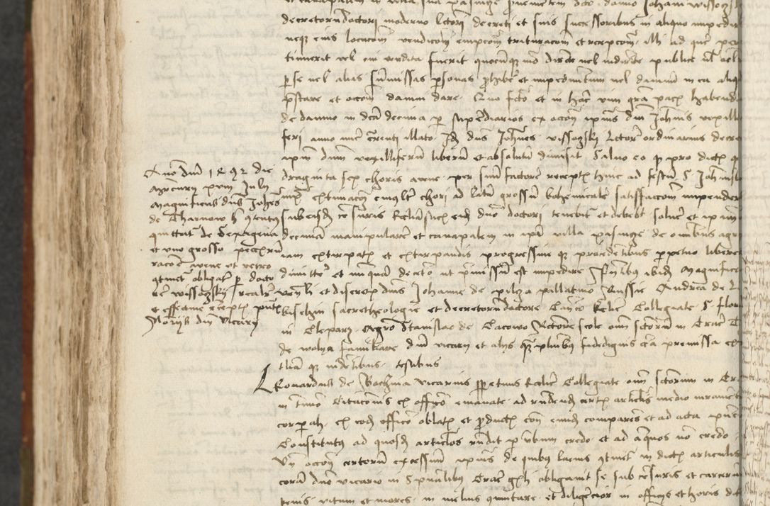 Zdjęcie nr 588 dla obiektu archiwalnego: [Acta actorum vicarialia coram Johanne de Slupcza]