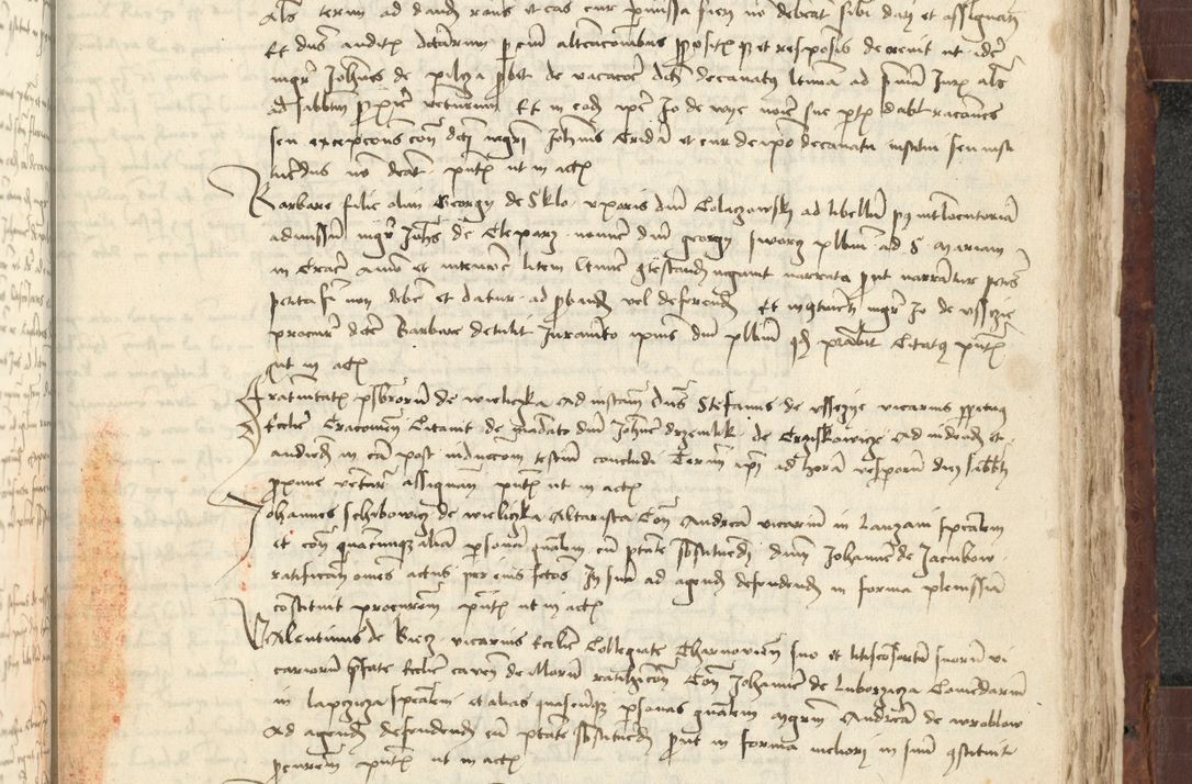 Zdjęcie nr 583 dla obiektu archiwalnego: [Acta actorum vicarialia coram Johanne de Slupcza]