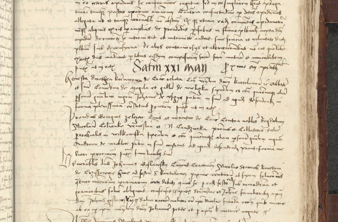 Zdjęcie nr 581 dla obiektu archiwalnego: [Acta actorum vicarialia coram Johanne de Slupcza]