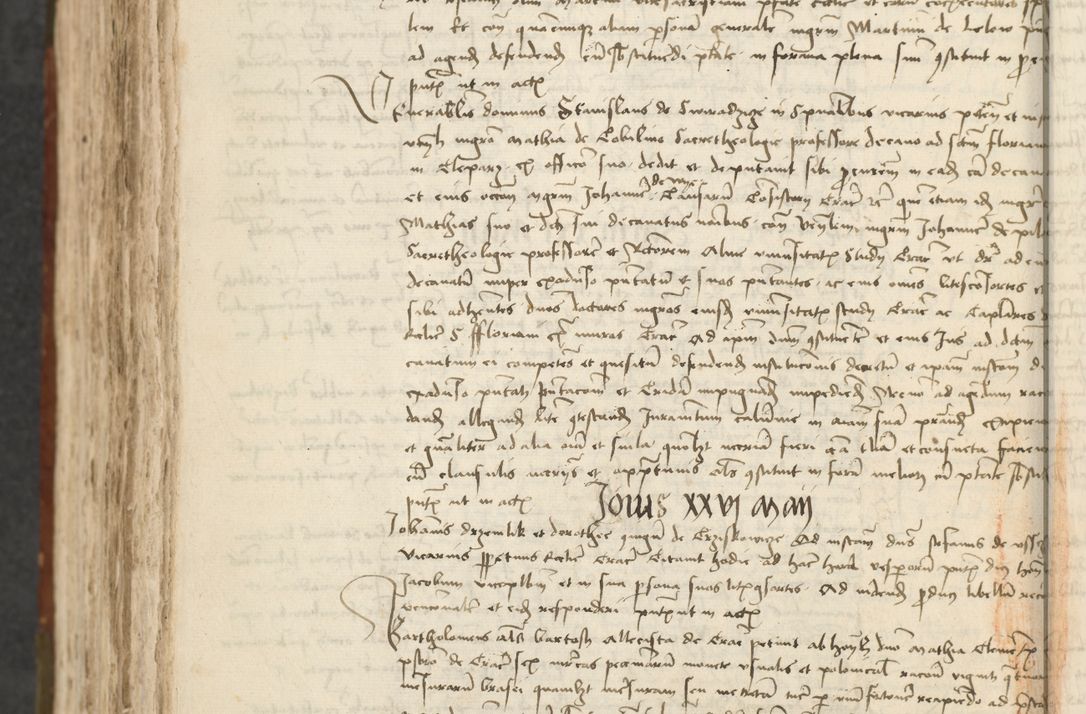 Zdjęcie nr 582 dla obiektu archiwalnego: [Acta actorum vicarialia coram Johanne de Slupcza]