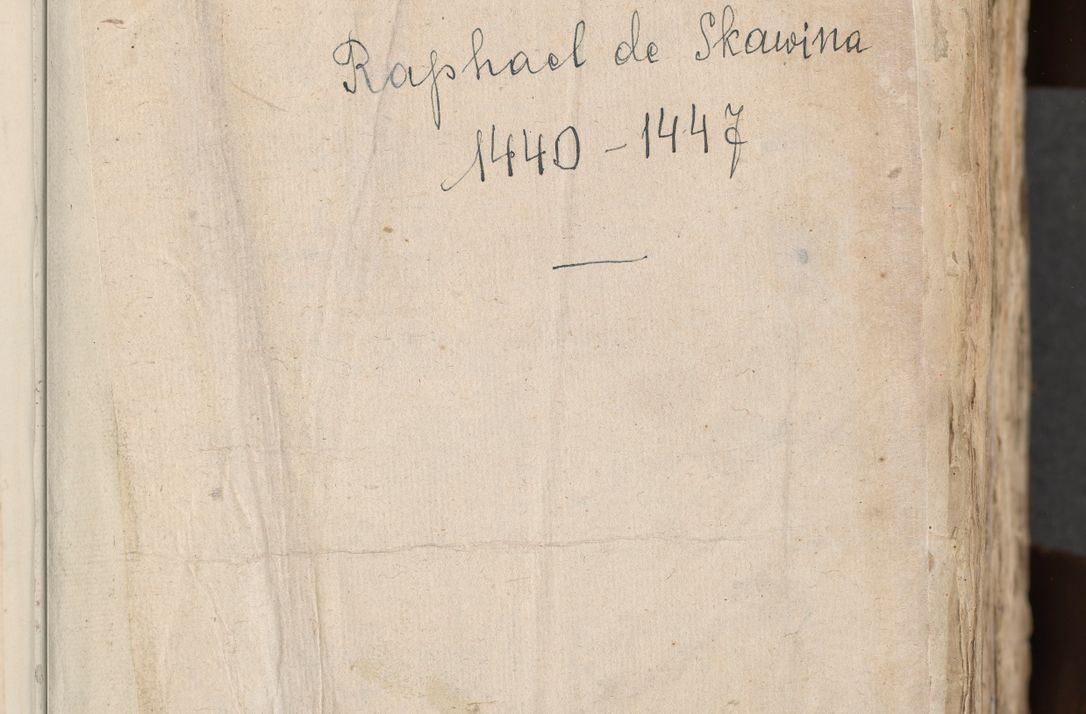 Zdjęcie nr 3 dla obiektu archiwalnego: [Acta actorum officialia coram Raphaele de Scawina]