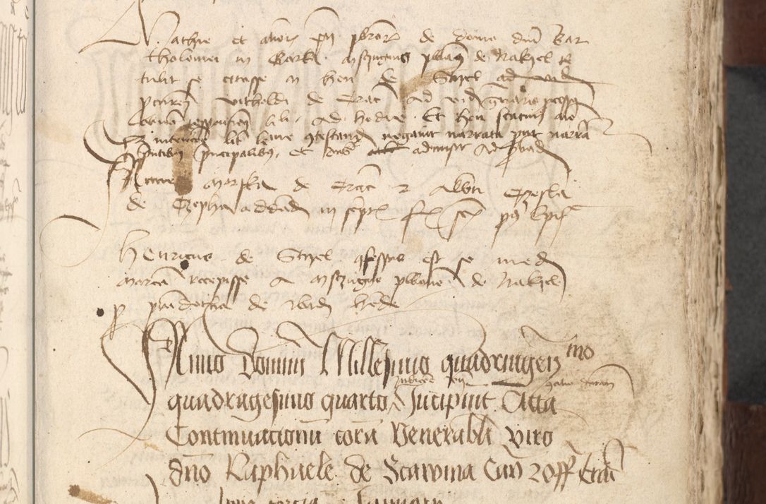 Zdjęcie nr 593 dla obiektu archiwalnego: [Acta actorum officialia coram Raphaele de Scawina]