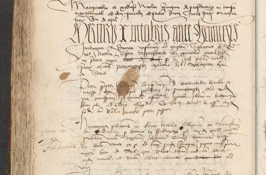 Zdjęcie nr 432 dla obiektu archiwalnego: [Acta actorum officialia coram Raphaele de Scawina]