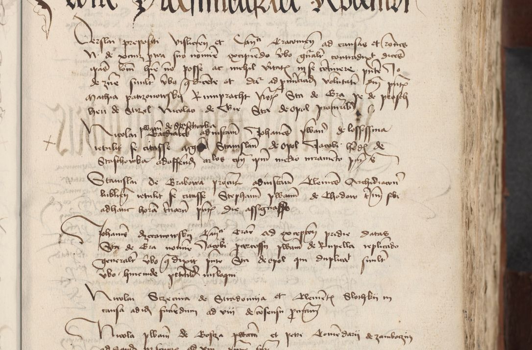 Zdjęcie nr 421 dla obiektu archiwalnego: [Acta actorum officialia coram Raphaele de Scawina]