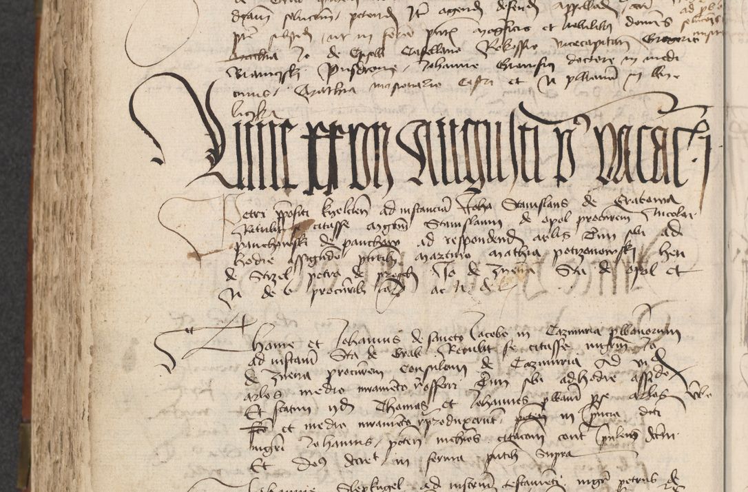 Zdjęcie nr 412 dla obiektu archiwalnego: [Acta actorum officialia coram Raphaele de Scawina]