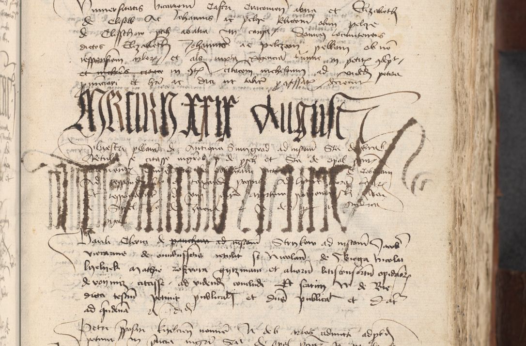 Zdjęcie nr 411 dla obiektu archiwalnego: [Acta actorum officialia coram Raphaele de Scawina]