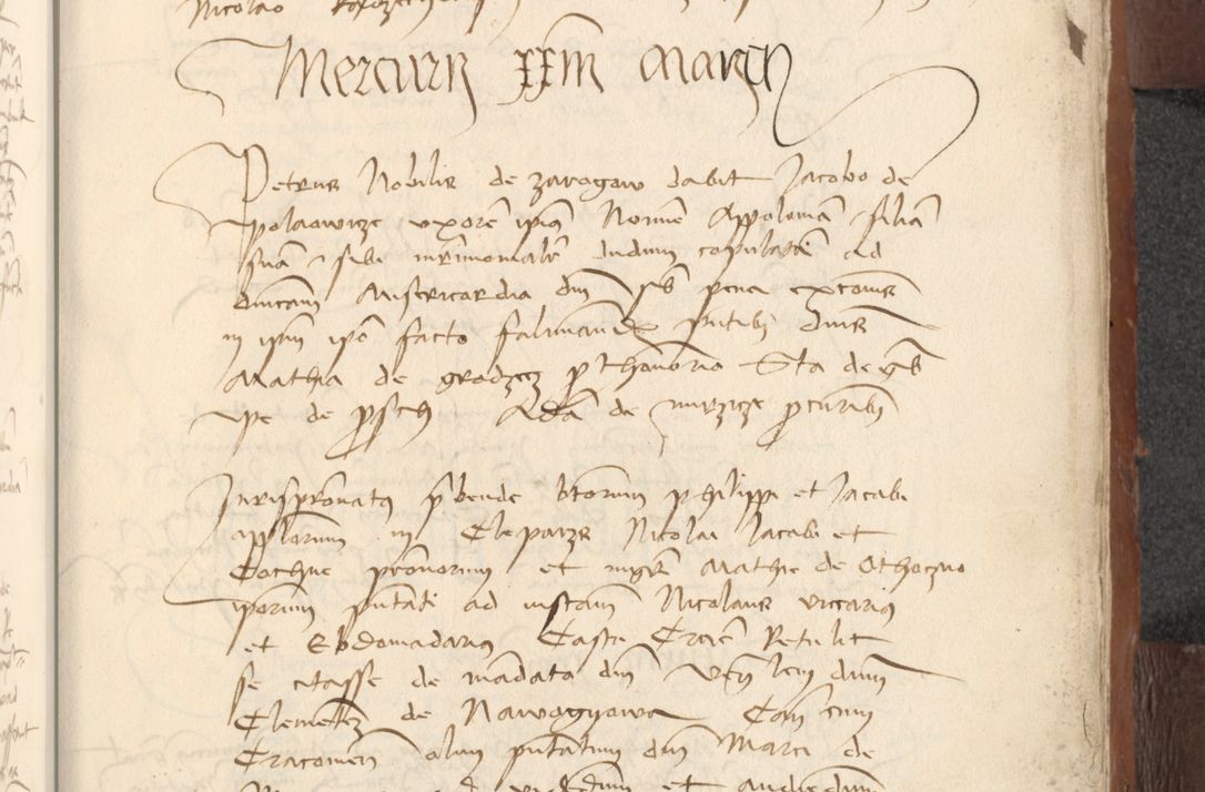 Zdjęcie nr 959 dla obiektu archiwalnego: [Acta actorum officialia coram Raphaele de Scawina]