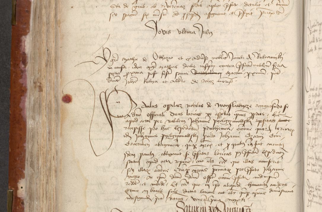 Zdjęcie nr 342 dla obiektu archiwalnego: [Acta actorum officialia coram Raphaele de Skawina]